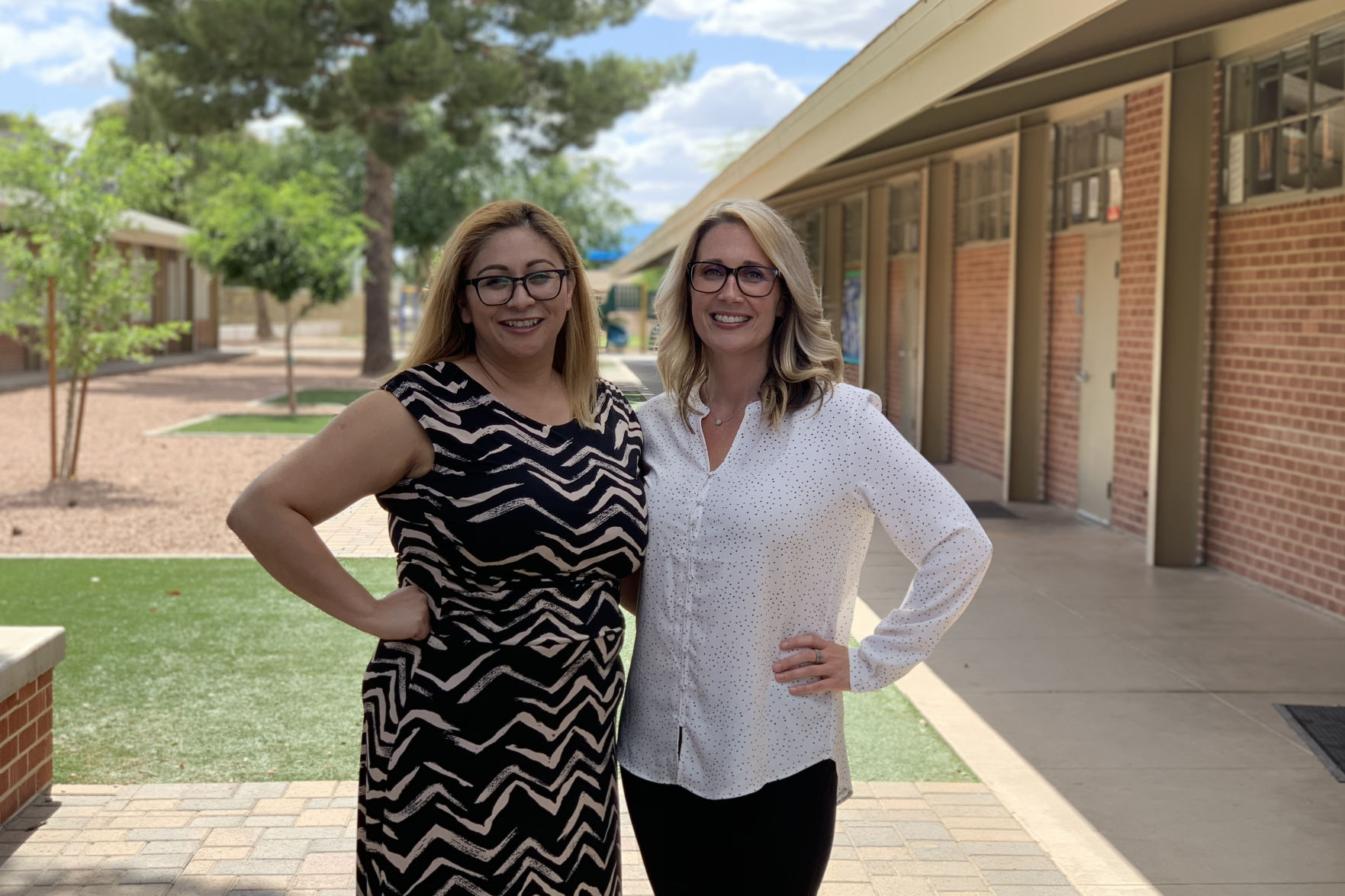 Eliseo C. Felix School new administration Marisol Molina Samantha Bartlett